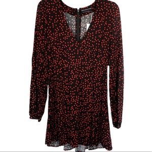 Urban Outfitters Dress V-neck Long Sleeve Trendy